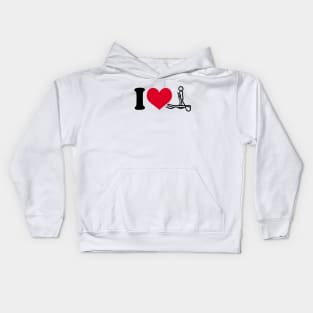 I LOVE SUP Kids Hoodie